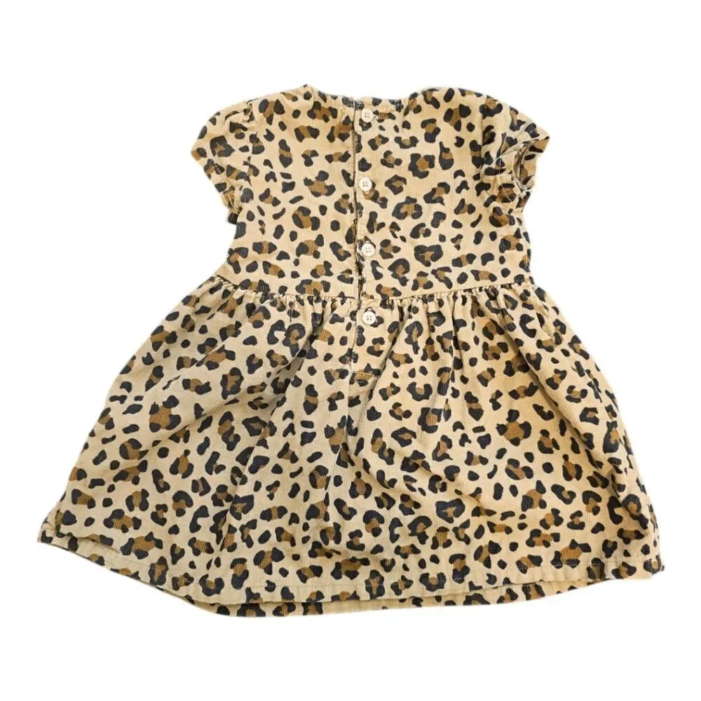 CARTER'S Ribbed Leopard Dress‎ - Size 12 Months